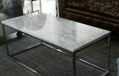 Mesa Ratona Cromado Carrara 