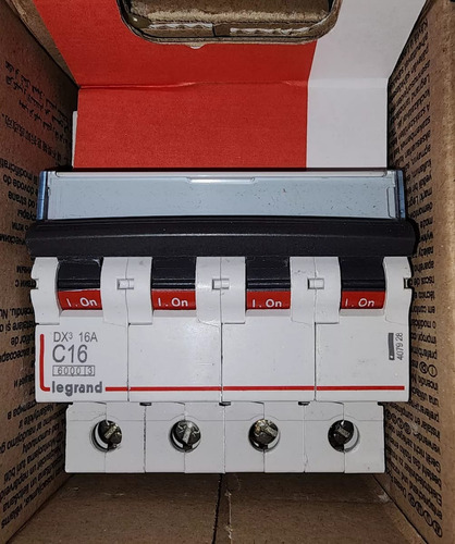 Interruptor Automatico 4p 16a Curva C 10ka Ref 407928 Legran
