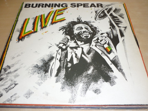 Burning Spear Live Vinilo Ingles Vintage Nm