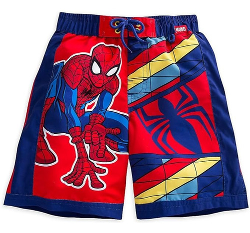 Ropa De Baño Spiderman Hombre Araña Bermuda T 5/6  Disney