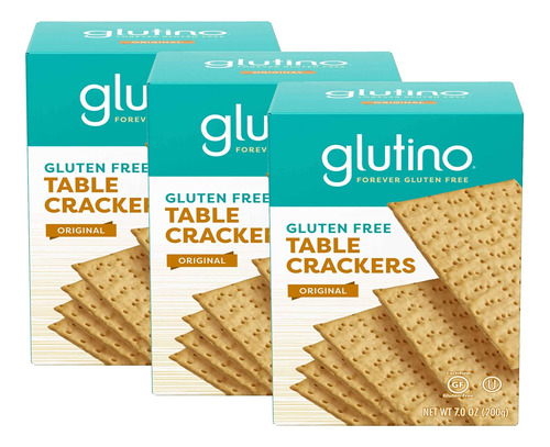 Glutino, Galletas De Mesa Sin Gluten De 7 Onzas (paquete De