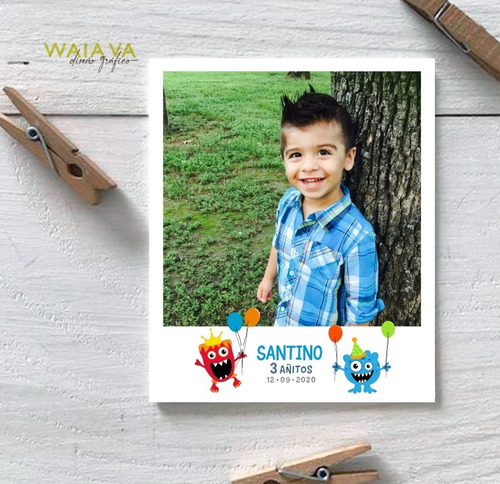 Imagen 2 de 7 de Foto Tipo Polaroid * 9 X 7 Cm + Laminado Protector X 4u