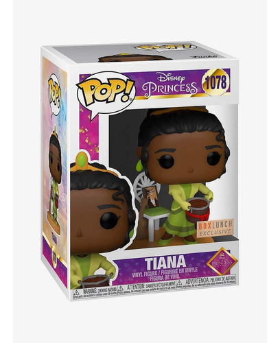 Funko Pop Tiana Princesas Disney Box Lunch Exclusivo 