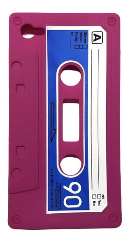 Imagen 1 de 3 de Funda Cassette Retro Compatible iPhone 4 4s + Mica Regalo