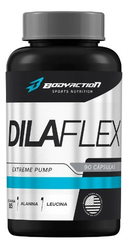 Suplemento Pré Treino Dilaflex 90 Cápsulas Bodyaction 