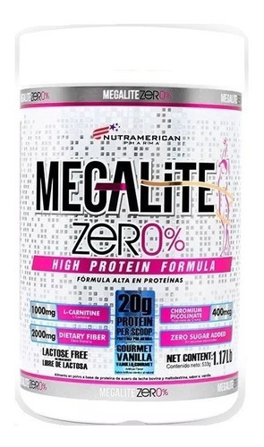 Mega Lite Shake Proteína L Carnitina - L a $64900