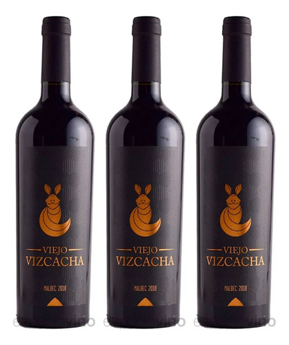 Vino Viejo Vizcacha Malbec X3 - Oferta Celler 