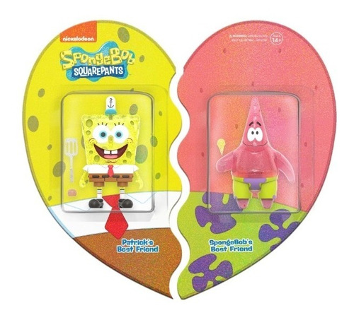 Super 7 Reaction Bob Esponja Y Patricio