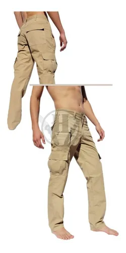 Pantalon tactico beige sale