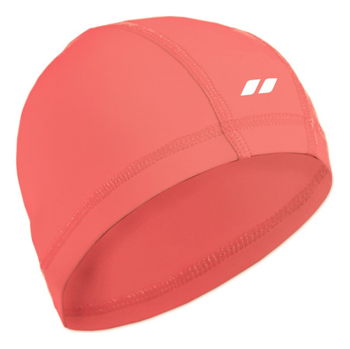 Gorra Natación Aquon Multiflex Hr Lycra Tela Adulto H R Color Coral fluo