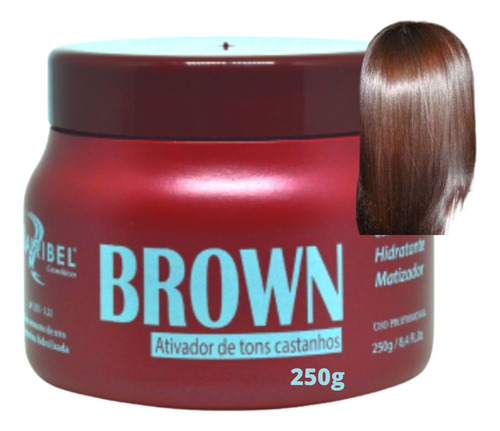  Tonalizantes Mascara Matizadora 250g Ativador De Tom Cabelo Tom Brown Castanho