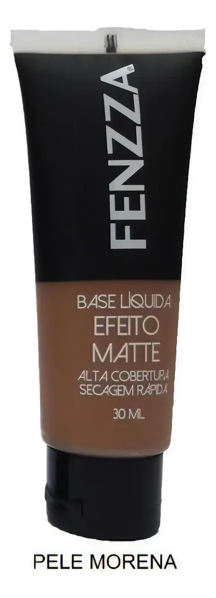 Base Liquida Efeito Matte Maquiagem Be64 Fenzza Pele Morena