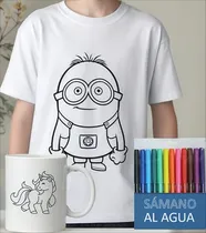 Comprar Remera + Taza + 12 Marcadores Lava Pinta Lava Colorea Sámano