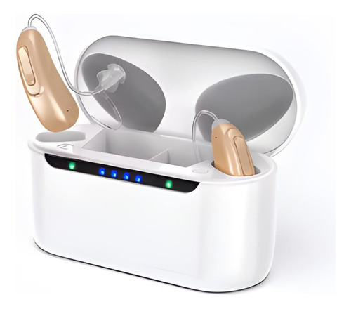 Aparelho Auditivo Poderoso 16 Canais Bluetooth P/ Idosos