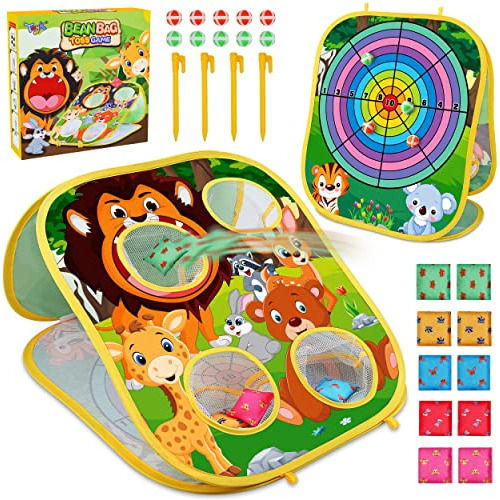 Animal Bean Bag Toss Game Toy Juego De Lanzamiento Al A...