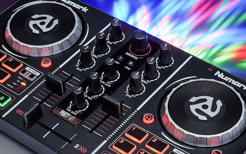 Numark Dj Party Mix Controlador Dj Mixer Usb Show De Luces