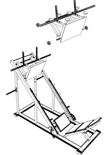 Projeto Aparelho De Academia Leg Press 45° - Envio Imediato