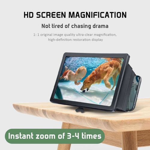 Amplificador Lupa Imagen De Celular Cinema Cel Hd Plegable
