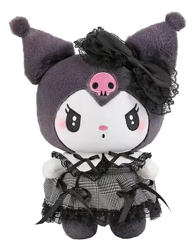 2026 Boneca De Pelúcia Hello Kitty Kuromi 35 Cm Preta