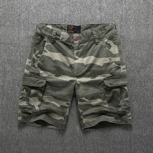 Pantalones Cortos De Camuflaje Hombre Bermudas