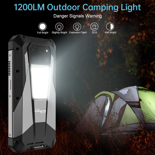 Unihertz Tank 3 Pro 8849 Smartphone Robusto Con Proyector De 100 Lúmenes 32 Gb 512 Gb 23800 Mah Android 14 Frecuencia De Actualización De 120 Hz