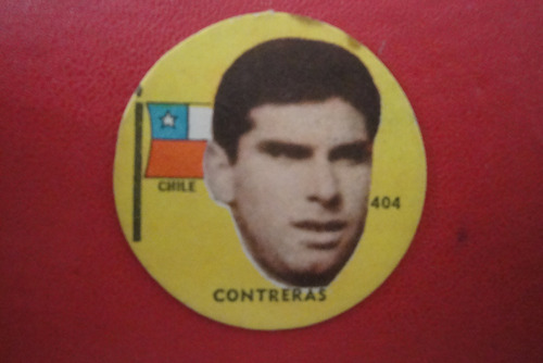 Figuritas Idolos Año 1962 Contreras 404 Seleccion Chile