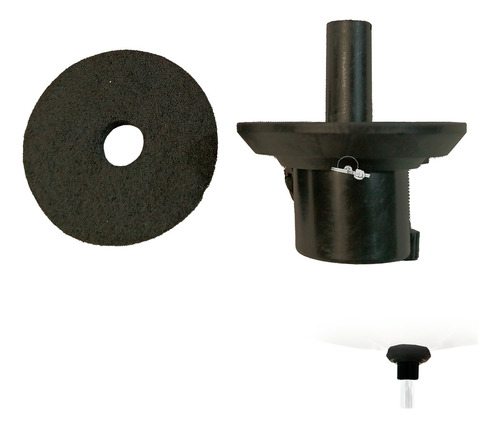 Base Para Chimbal Completo Com Feltro + Com Nota