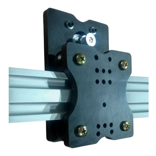 Placa De Montagem Laser Cnc + Roldanas + Perfil 2040