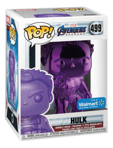 Funko Pop - Pop! Marvel - Hulk (morado) No. 499 Walmart