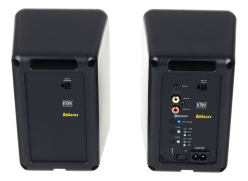 Krk Goaux 3 Monitores De Estudio Par Color Negro 110v