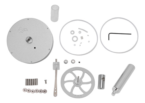 Motor Stirling De Baja Temperatura, Modelo Físico De Alumini