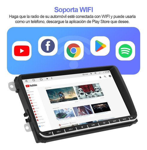 Estéreo Ram2g Carplay Para Vw Polo Vento Bora Golf Jetta Mk6