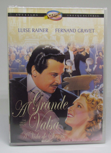 Dvd A Grande Valsa A Vida De Strauss - Luise Rainer Lacrado