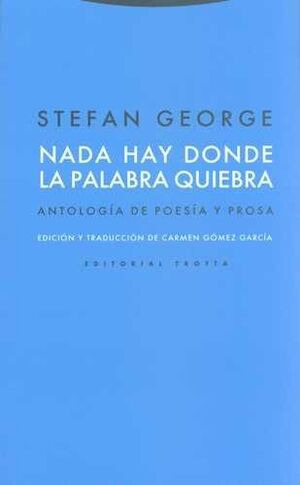 Libro Nada Hay Donde La Palabra Quiebra