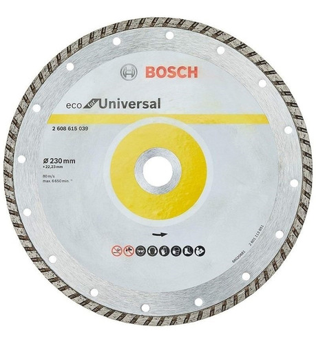 Disco Diamantado Turbo Bosch 230mm - Ynter 