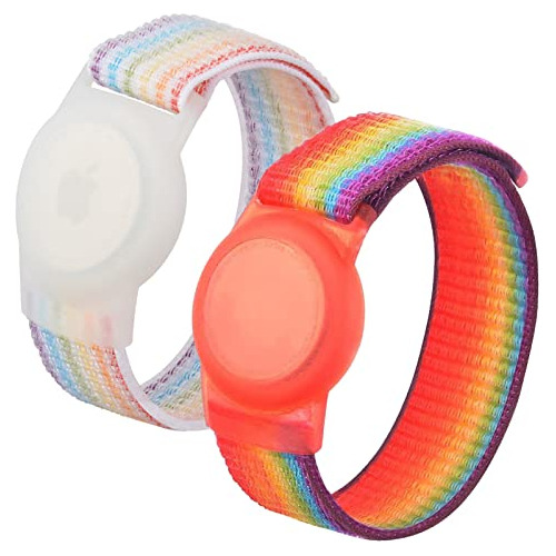 Pulsera Airtag Niños, Pack De 2, Funda Protectora De N...