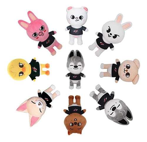 Skzoo Stray Kids Peluche De Dibujos Animados Brinquedo De 8p