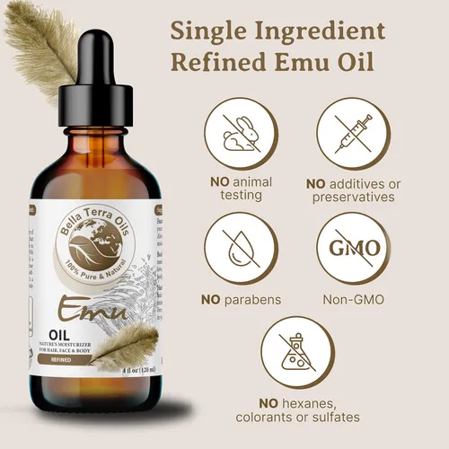 Aceites De Bella Terra Aceite Emu 4oz El Último Elixir De De
