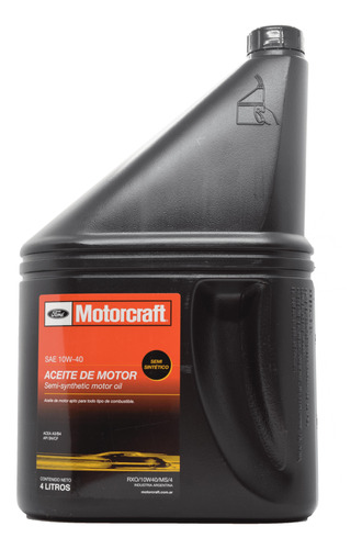 Aceite 10w40 Semisintetico X 4 Lts Motorcraft Rxo/10w40/ms/4