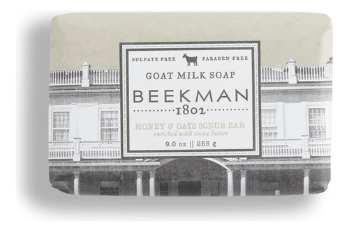 Beekman 1802 Barra De Jabn De Leche De Cabra, Miel Y Avena -