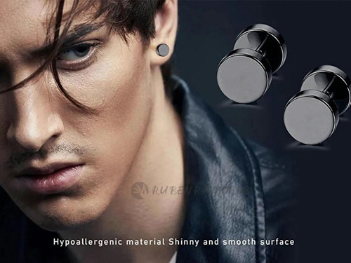 Imagen 4 de 9 de Pack 8 Pares Aretes Hombre Con Piercing, Arracadas Hombre