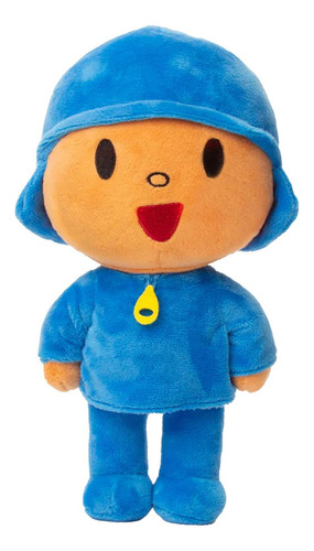 Pocoyo - Peluche De Mejillas Iluminadas, 11 Pulgadas, Actú. Color Multicolor