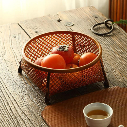 Cesta De Mimbre Tejida, Soporte De Almacenamiento, Pequeño