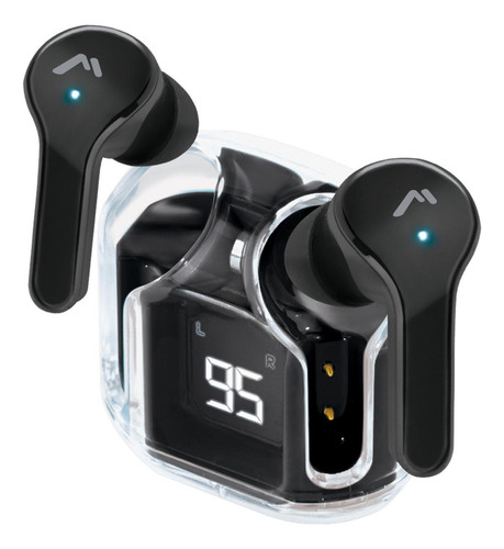 Audífonos Mitzu True Wireless Bluetooth® 5.3, 16h Mh-9116bk Negro