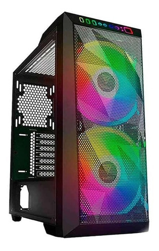 Gabinete Gambias Apollo M1 Elite Con Ventana Led Rgb Mid /vc