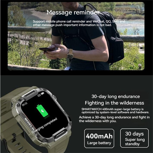 * Reloj Inteligente Hombre Smart Watch Mk66 Bluetooth Call