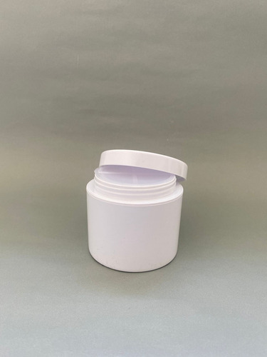 Pote Doble Fondo P/crema X 100cc Cosmetica Blanco- 10 Unidad