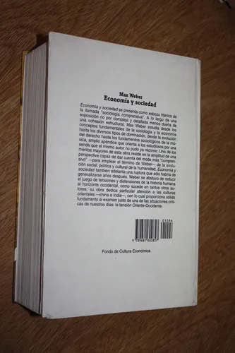 Economia Y Sociedad - Max Weber - Sociologia Comprensiva (Usado)