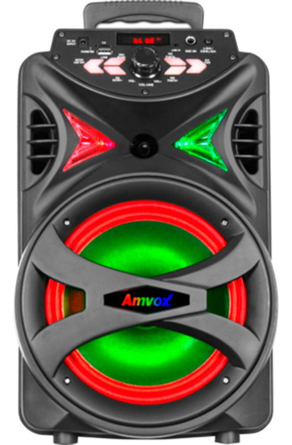 Caixa De Som Amplificada Amvox Bluetooth Aca 255 Hit, 250 W