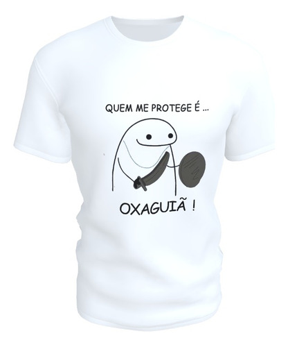  Camiseta Umbanda & Candomblé  Quem Me Protege É Oxaguian